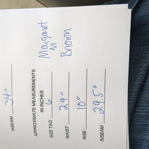 Margaret M tan cotton and elastane pants,size 6, EUC Canada Luxury - Picture 5 of 5